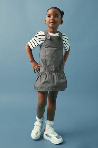 Utility Pinifore Dress