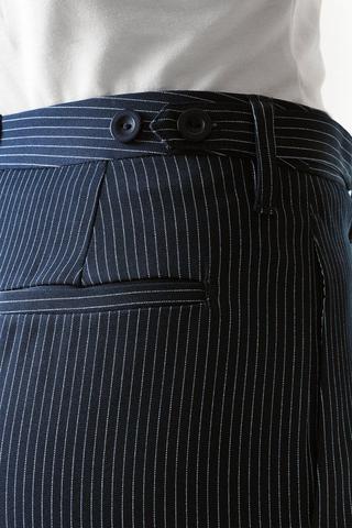 Stripe Baggy Wide Leg Pants