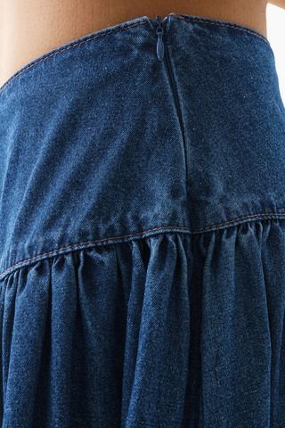 Denim Full Skirt