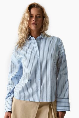 Stripe Boxy Shirt