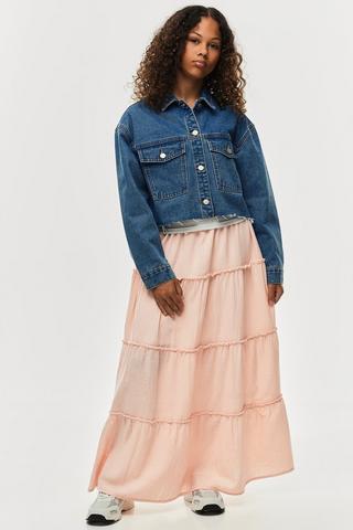Tiered Maxi Skirt