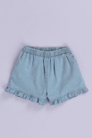 Denim Pull On Shorts