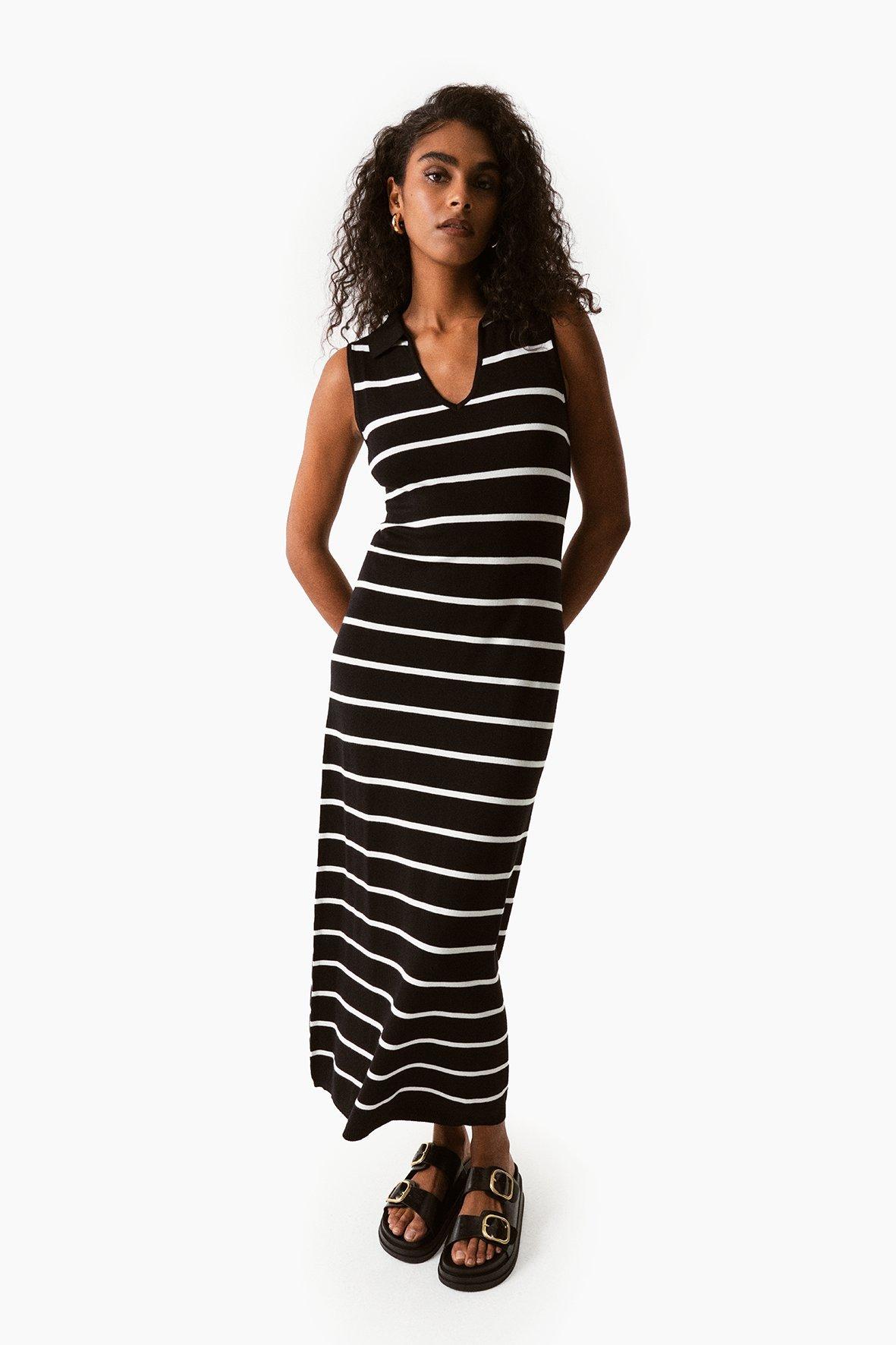 Stripe Bodycon Dress