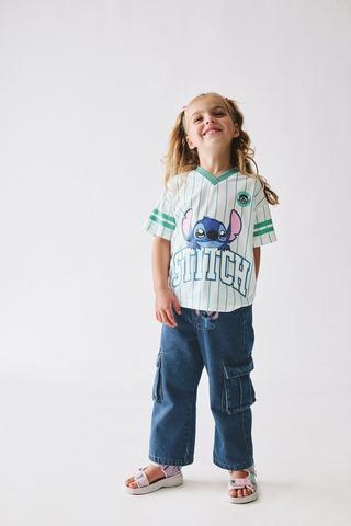 Wide Leg Cargo Denim