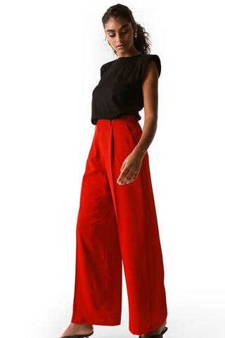 Tailored Wid Leg Pants