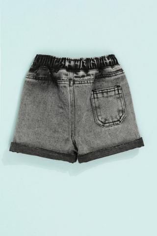 Denim Roll Up Shorts