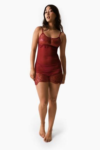 Chemise And Thong Set