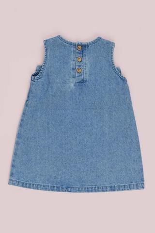 Denim Bow Dress
