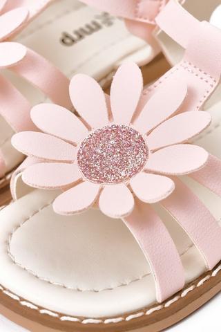 Floral Ankle Strap Sandals