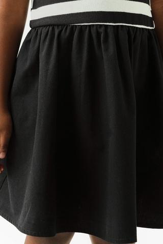 Stripe Fit And Flare Dress