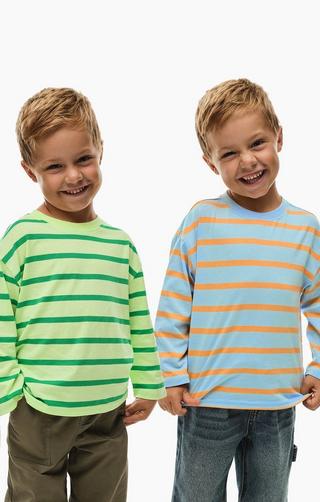 2 Pack Stripe T-Shirts