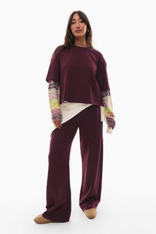 Straight Leg Sweatpants