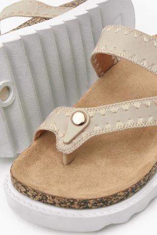 Platform Thong Slides