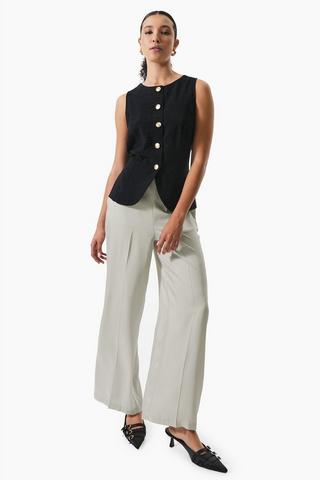 Satin Wide Leg Pants