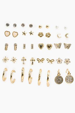 20 Pack Stud Earrings