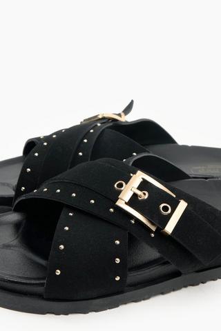 Stud Cross-over Strap Slides