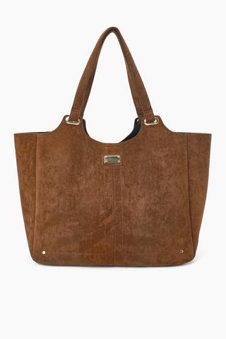 Suede Tote Bag