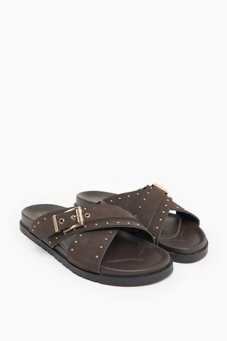 Stud Cross-over Strap Slides