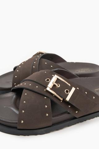 Stud Cross-over Strap Slides