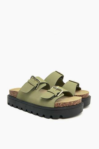 Double Buckle Slides