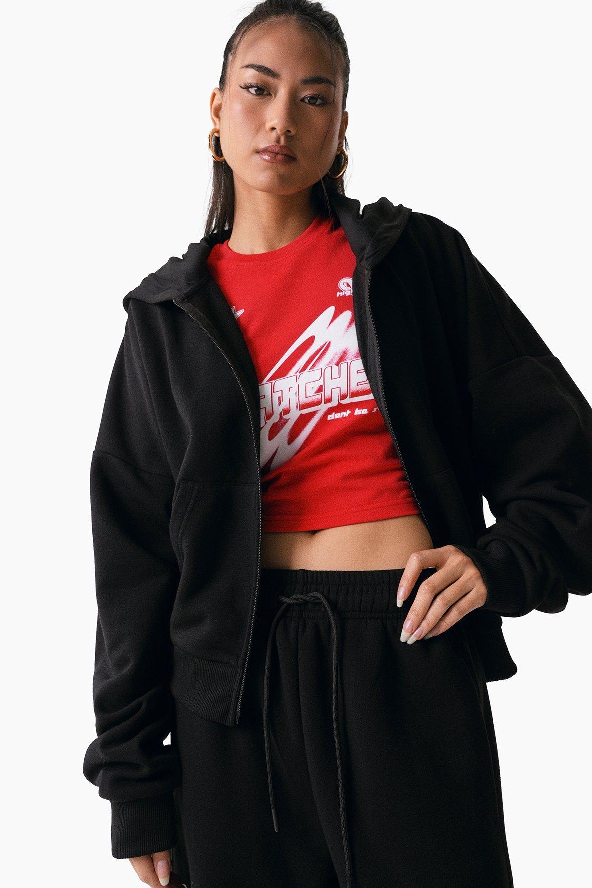KLASH9 Low Kokanee Red &HOODIE 黒M パーカー Oversized Hoodie