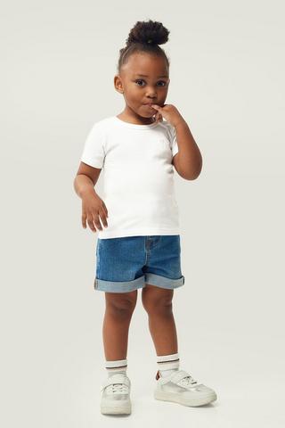 Denim Cheeky Shorts