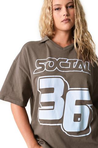 Oversized Sports T-Shirt