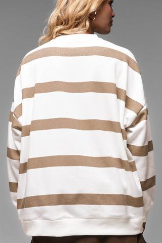 Stripe Oversized Pullover