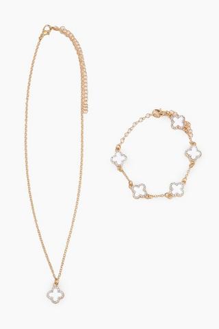 Necklace And Bracelet Set
