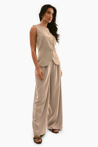 Tailored Wide Leg Pants