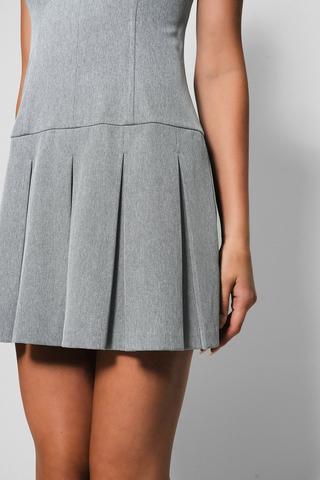 Pleated A-Line Dress