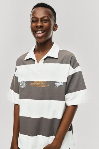 Stripe Relaxed Golfer