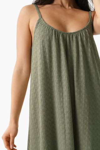 Textured A-Line Dress