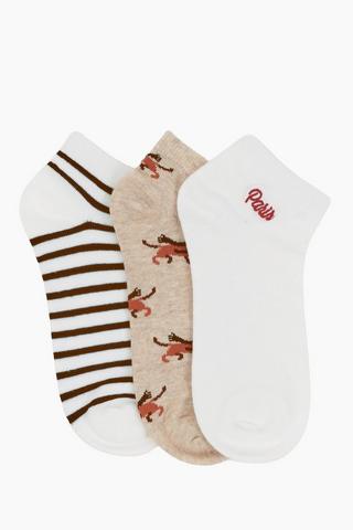 3 Pack Socks
