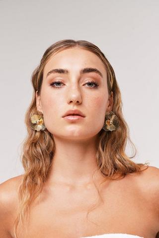 Flower Drop Earrings