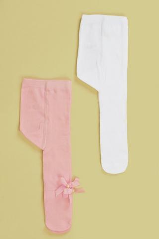 2 Pack Bow Stockings