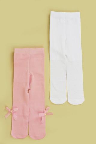 2 Pack Bow Stockings