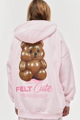 Oversized Zip Through Hoodie