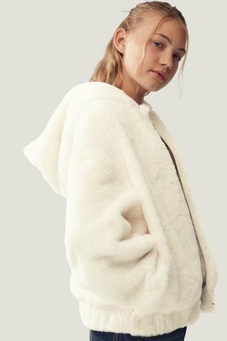 Fur Bomber Jacket