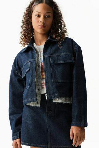 Denim Harrington Jacket