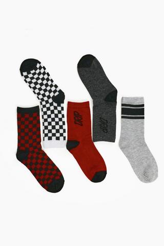 5 Pack Socks