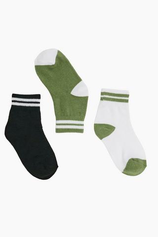 3 Pack Anklet Socks