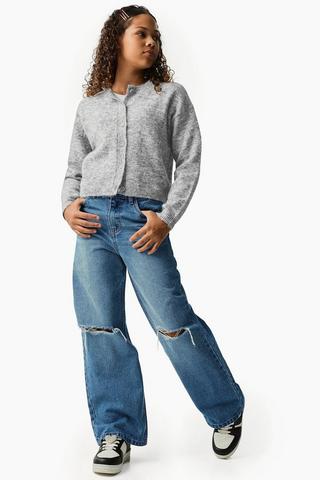Rigid Wide Leg Denim