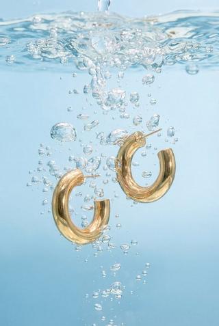Waterproof Hoop Earrings
