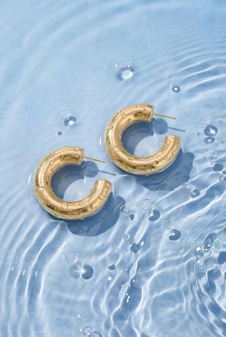 Waterproof Hoop Earrings