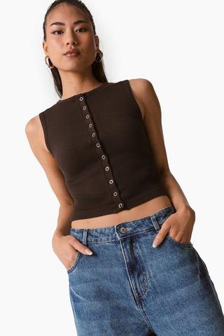 Seamless Button-up Top