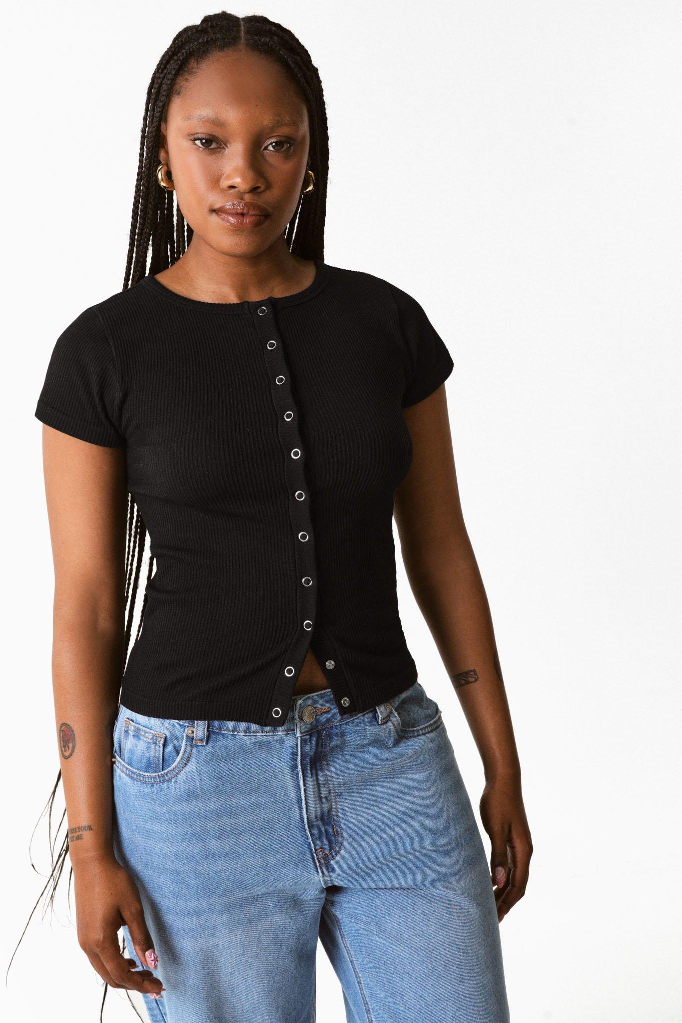 Seamless Button-up Top