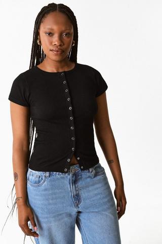 Seamless Button-up Top