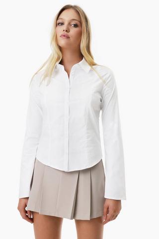 Fitted Poplin Shirt