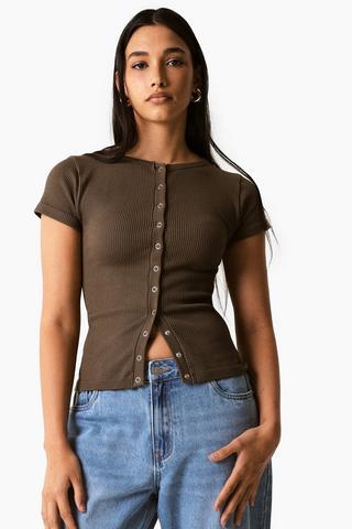 Seamless Button-up Top